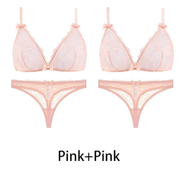 Varsbaby Sexig Transparent Underklädes BH Set 2 Delar White XL