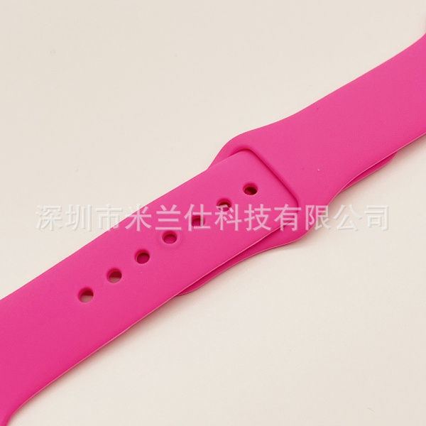 Kellon ranneke Apple Watch iWatch 38/40/41/42mm - S10 vakiokoko SM koodi 27 Barbie pinkki