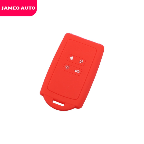 Jameo Auto Silikon Case Cover för Renault Koleos Kadjar Samsung QM5 QM6 2016-2020 Hållare Skyddsskydd Red