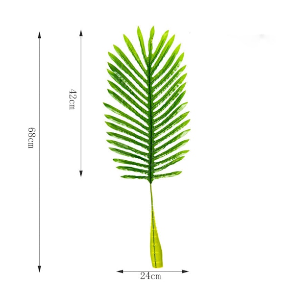 Yksiosainen monstera keinotekoiset kasvit muoviset trooppiset palmunlehdet kodin puutarhan koristetarvikkeet valokuvaus koristeellinen Style05