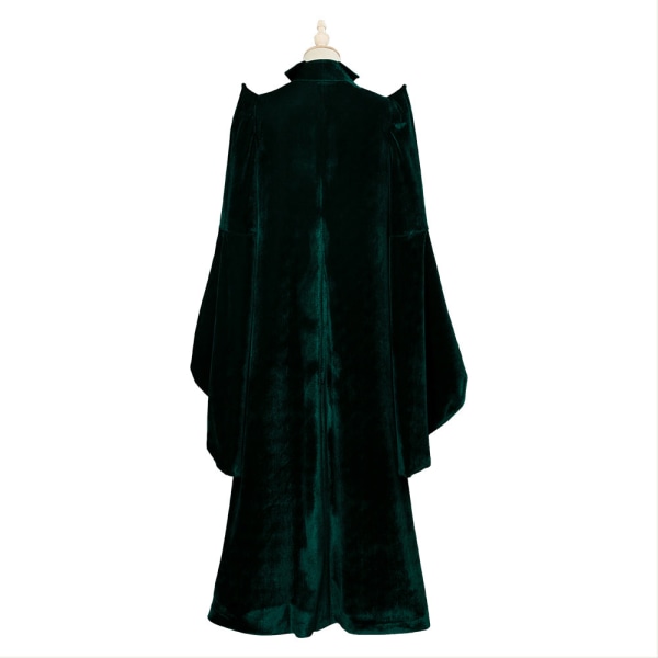 Professor Mc Gonagall Cosplay Kostym Grön Kappa Mantel Klänning Rock Outfits Halloween Kostymer Ankomst Female Size XXXL