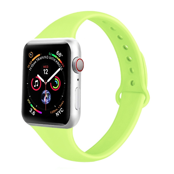 Kellon ranneke Apple Watch iWatch 38/40/41MM S10:42MM Limenvihreä