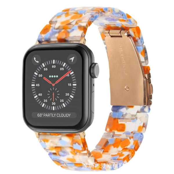 Klockarmband för Apple Watch iWatch 38/40/41mm Liten gul blomma
