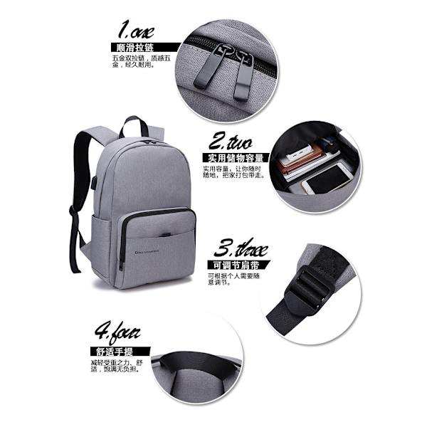 Trendy polyamid Sport Ryggsekk for Reise Blue