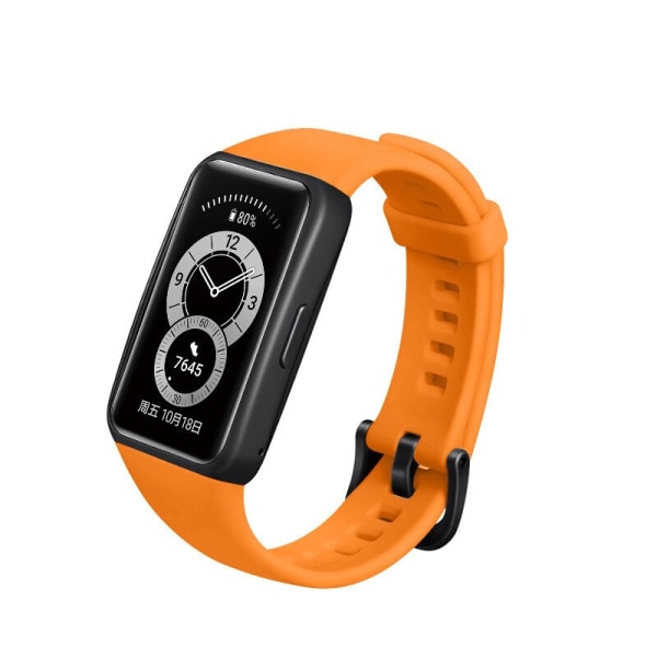 Laforuta Honor Band 6 Reim Silikon Klokkereim For Huawei Honor Band 6 Kvinner Menn Armbånd Fitness Loop Smartklokke Armreim Pink for Honor band 6