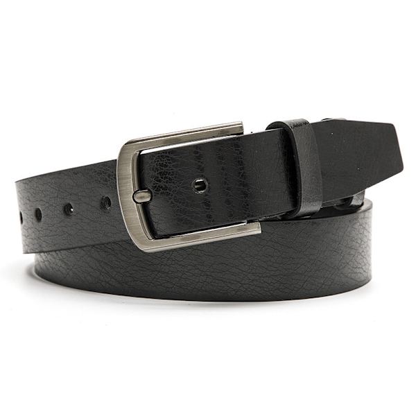 Bälte Herr Mode Casual Dekoration Jeans Rem Utomhus Legering Spänne Brett Bälte Herr 9006-Black Length 120 width 3.8