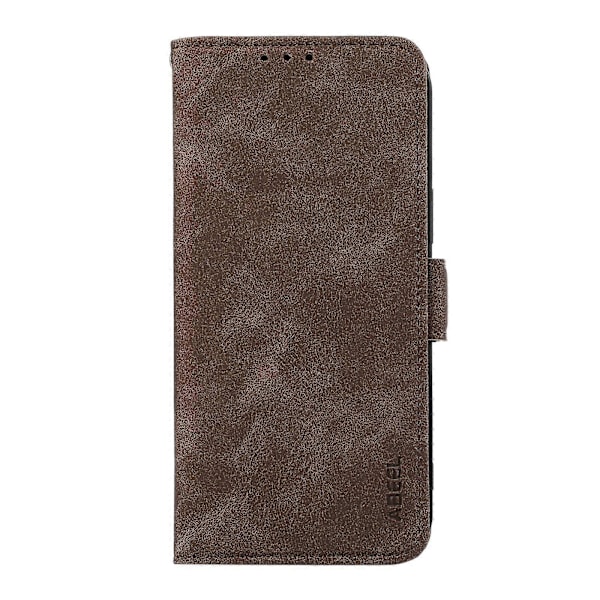 ABEEL Frostat Magnetiskt RFID Läder Telefonfodral Brown For Motorola Edge 60 Fusion