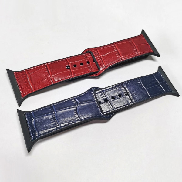 Läderarmband för Apple Watch och Apple Watch Skin purple 42/44mm