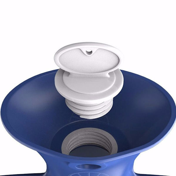 Sød Varmtvandsflaske Vandfyldende Varmtvandsflaske til Kvinder Varm Mave Hænder og Fødder Hold Hånden Varmere Varmtvandsflaske Navy2000ml