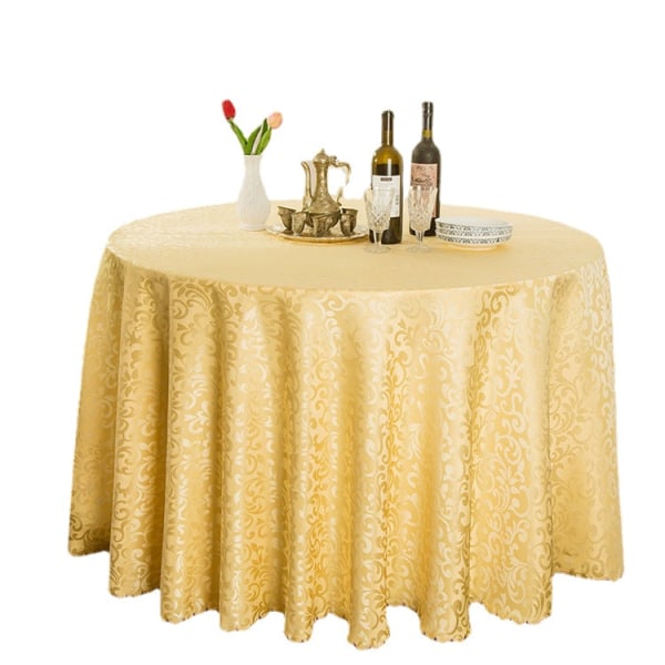 Hotell Bryllup Duk Restaurant Spisestue Rundt Bord Heklet Duk Rund Morning Glory Duk Red flower 1.4*1.8 M
