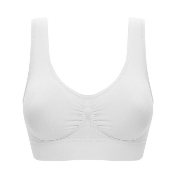 Yoga-bh crop top fitness gym löpning sportkläder damunderkläder 5325Rose Red L