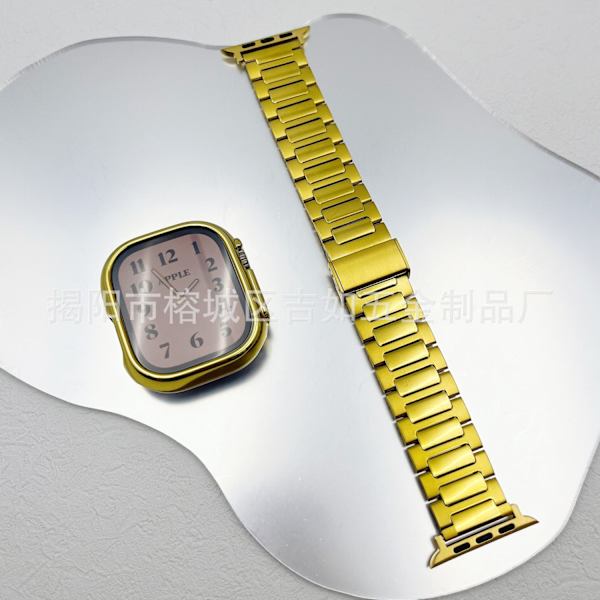 Kellon ranneke Apple Watch iWatch 22 leveys 38/40/41 kulta