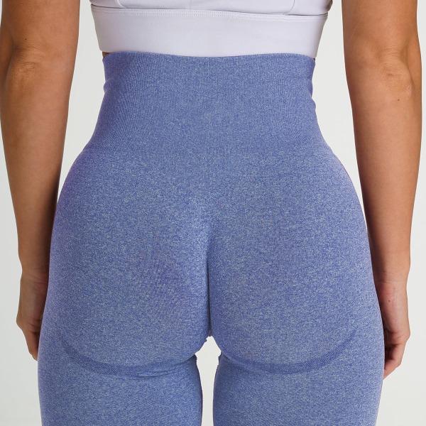 Sommer Europæisk og Amerikansk Mode Sports Fitness Yoga Bukser Sømløse Tætsiddende Shorts til Kvinder 9165 shorts-fresh orange M