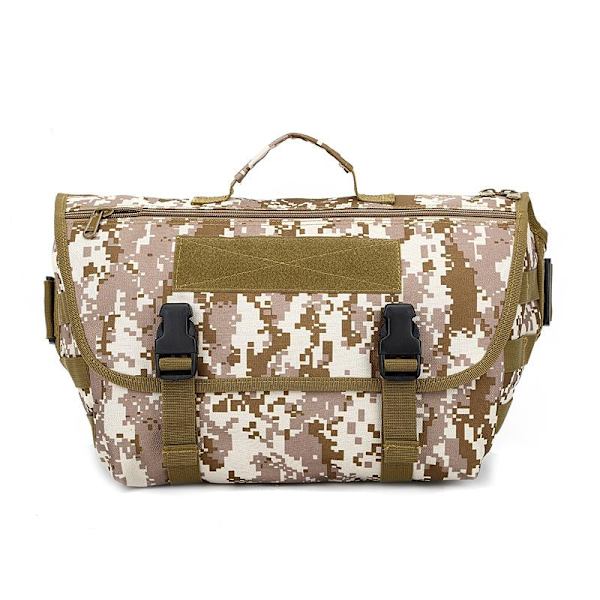 Holdbar udendørs nylon sport udendørs messenger taske ACU