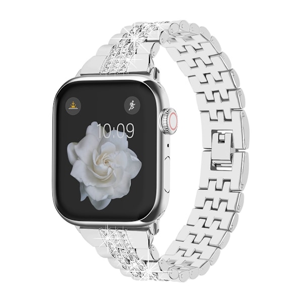 Klockarmband för Apple Watch iWatch 42/44/45/49mm Silver