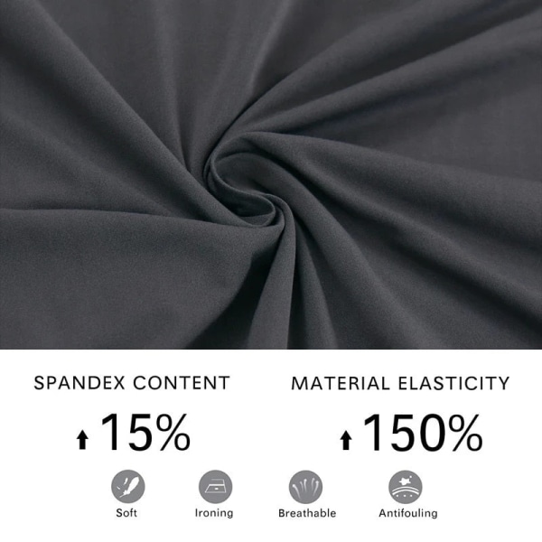 Fåtöljöverdrag för vardagsrum, elastiskt överdrag för vilstol, skyddande Lazy Boy Relax-fåtöljöverdrag Light grey