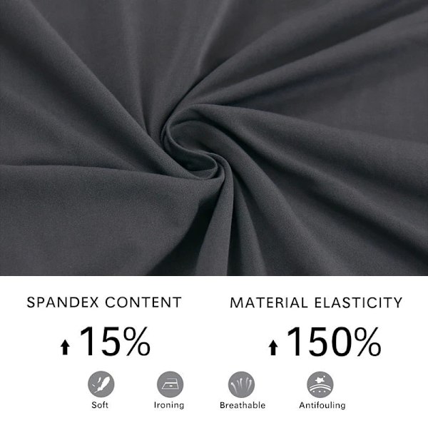 Lænestolsbetræk til stue, elastisk betræk til lænestol, beskyttelse af Lazy Boy Relax lænestol Light grey