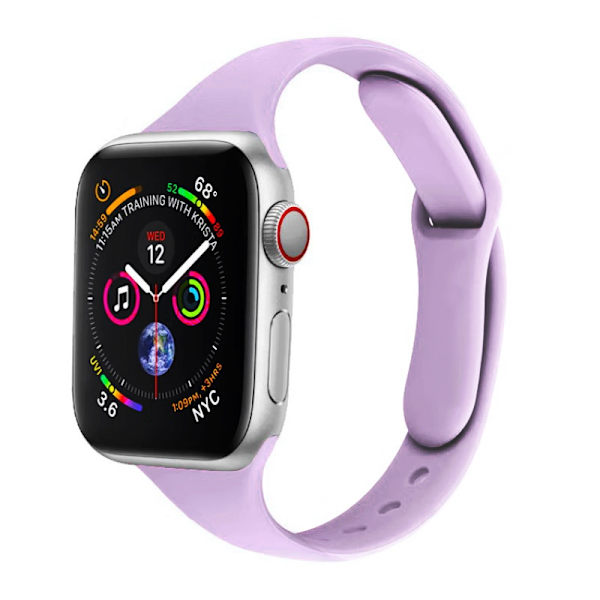 Klockarmband för Apple Watch iWatch 38/40/41MM S10:42MM Mjuk Dimlila