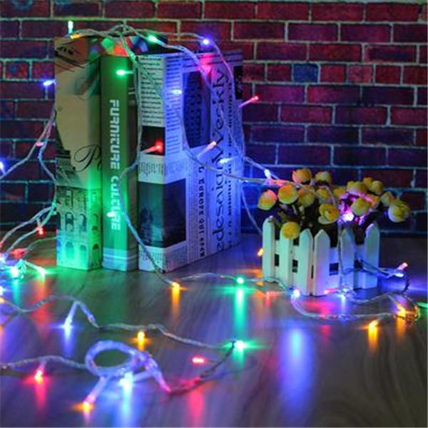 100 LED 10M Ljusslinga LED Strip Vattentät Svansplugg Husdekor Julfest Multicolor 10M