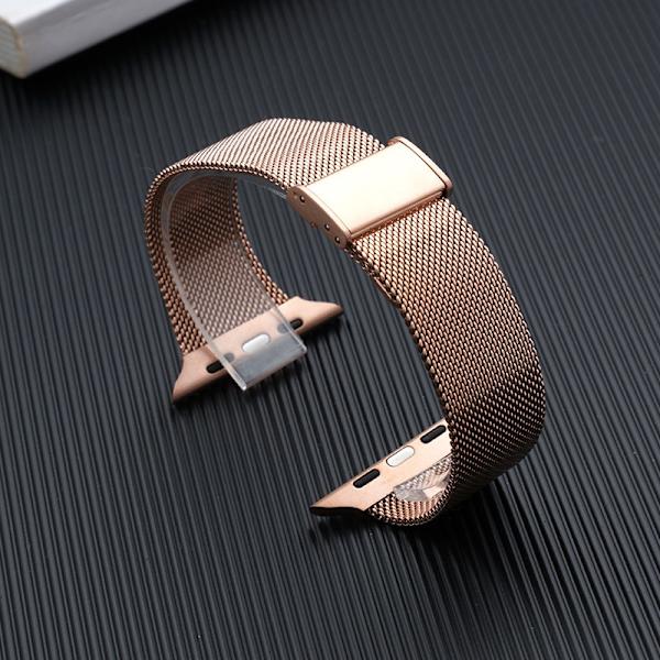 Klockarmband för Apple Watch iWatch för 38-40-41mm roséguld