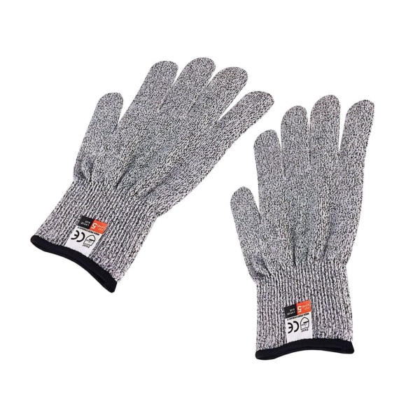 1 par HPPE Køkkenhavearbejde Håndbeskyttende Handsker Slagter Kød Hakning Arbejdshandsker Votter Dame Herre handsker Dropshippin white M 2 Pair