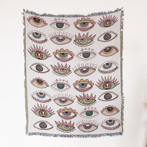 Nordisk Plaider til Seng Sofabetræk Stueindretning Sofaplaid Fritid Sengetæppe Udendørs Camping Picnic Måtte Boho Tapestry XT2022-4 130X160cm