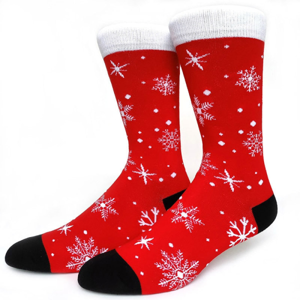 59 Stil Herr Julstrumpor Roliga Jul Tomte Gran Snöflinga Älg Snö Bomull Tub Besättning Glada Strumpor Herr Nyår Sokken 22 EU 38-45