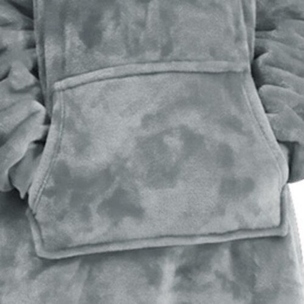 Dame Tæppe Sweatshirt Kåbe Vinter Hættetrøjer Udendørs Hættefrakker Varm Komfort Badekåbe Jule Fleece Tæppe Sudadera Mujer hmy623gray One Size