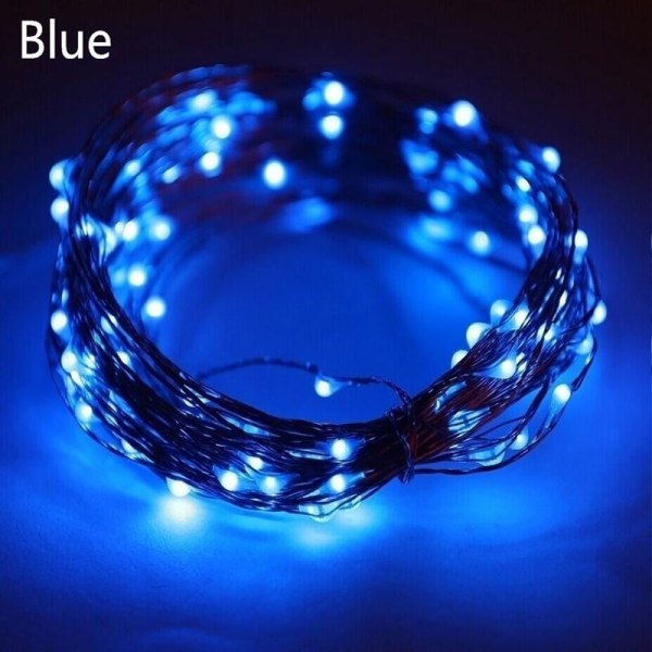3 stk. Luminescerende lyskæder til fest/jul/bryllup/ferie/Valentinsdag dekoration 3 M Multicolor 3M