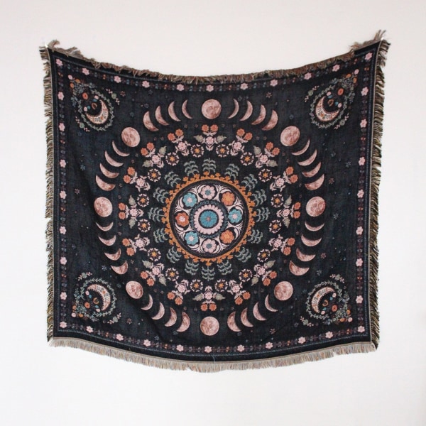 Afslappede Tæpper Tæppe Dekoration Sol Tæppe Tæppe Sofa Fritid Tæppe Enkelt Tapestry Sofa Tæppe Kastetæpper XT1201-4 130X150CM