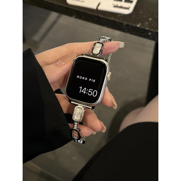 Klockarmband för Apple Watch iWatch 40mm 4/5/6/SE generation Silver
