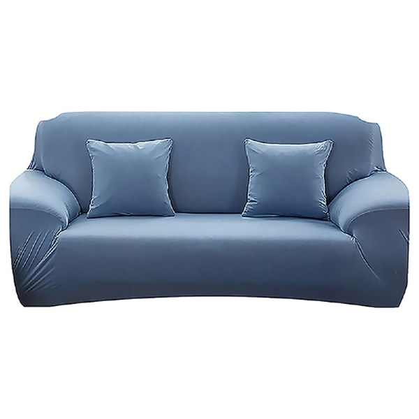 Överdrag Enfärgat Sofföverdrag för Vardagsrum Elastiskt Hörnsofföverdrag Stolsöverdrag 1/2/3/4 Sits light coffee 2-seater 145-185cm