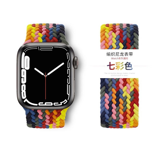 Klockarmband för Apple Watch iWatch 38/40/41mm S storlek färgstark