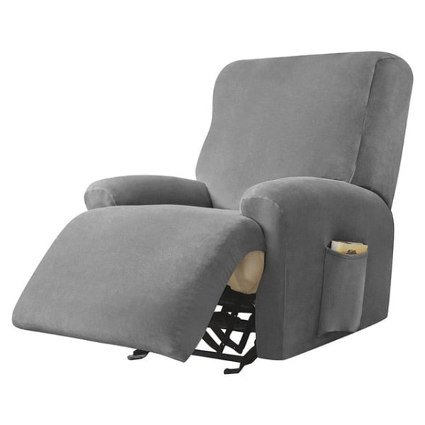 Sammets plysch cover Delad design Stretch Lazy Boy Cover Solstol Enkelsitsig soffa Soffa Slipcover Fåtöljöverdrag A12 Recliner cover