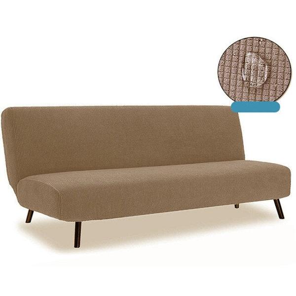 Vedenpitävä vuodesohvan päällinen, jacquard-kuvioitu, yksivärinen, elastaani, olohuoneen joustava, kokonaan peittävä sohvan tyynynpäällinen ilman käsinojia 6251-10 150-185cm