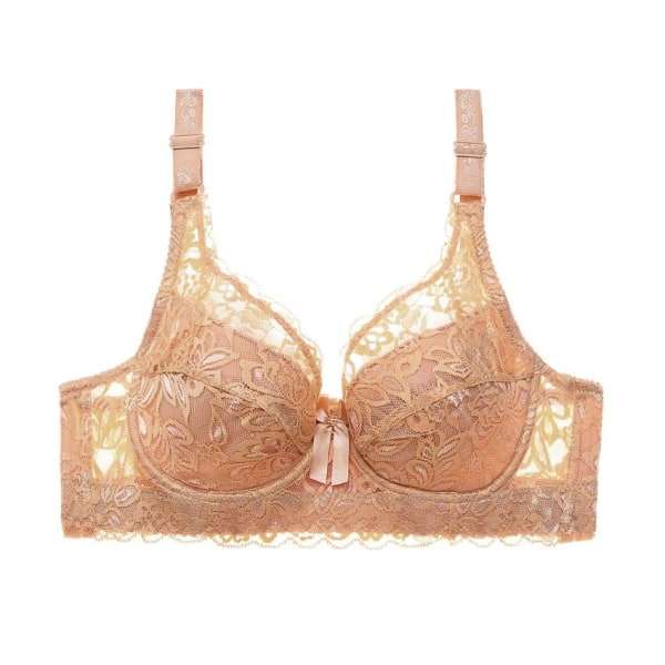 Dam BH BH Push Up BH Sexig Sömlös Bralette Spetsjustering Vanlig Bekväm Nude 40/90 B/C/D