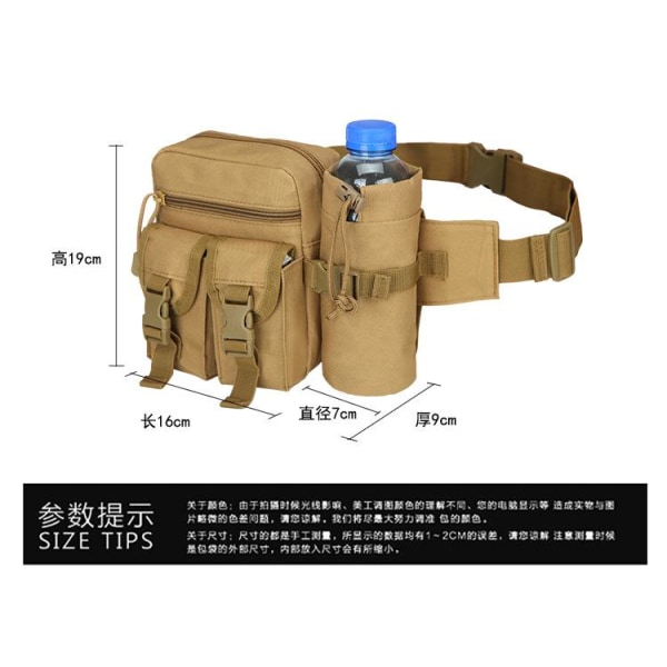 Rese-fickväska Utomhus Sport Polyamider och Nylon Messenger-väskor khaki Standard size