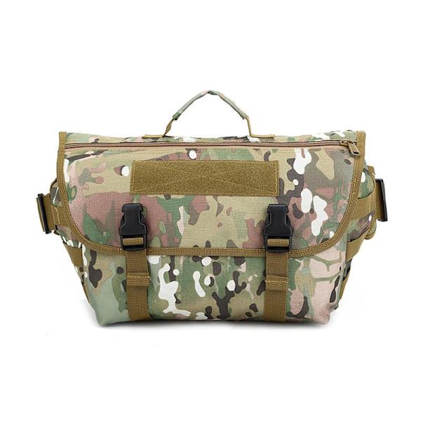 Holdbar udendørs nylon sport udendørs messenger taske Forest