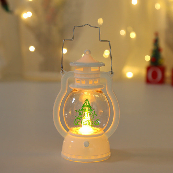 LED Jouluvalot Myrskylyhty Joulupukki Lumiukko Navettalyhty Kannettava Lamppu Joululahja Koristeet Christmas snowman