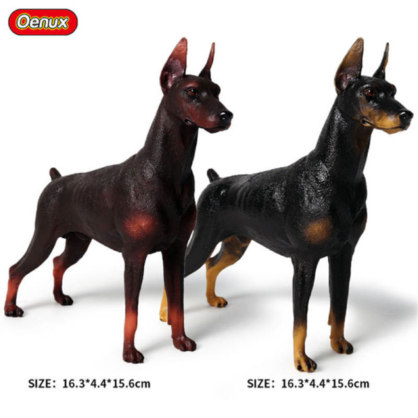 Oenux Ny Big Dog Djur Simulering Bull Terrier Rottweiler Corgi Shiba Inu Bully Dog Actionfigurer Pvc Lovely Pet Model Leksaker Dogo Argentino