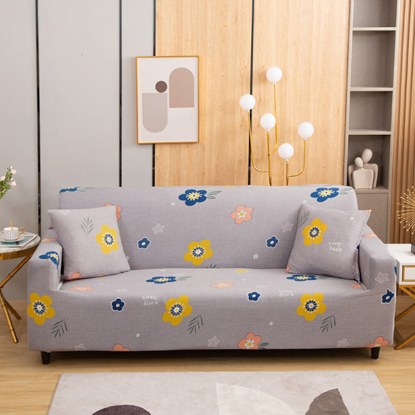 Tygsofföverdrag Kombination Imperial Konkubin Enkel Fullständig Sofföverdrag Nordisk Stil Elastisk Mjölksilke Sofföverdrag Hua Jian Yan language Double seat: 145-185cm