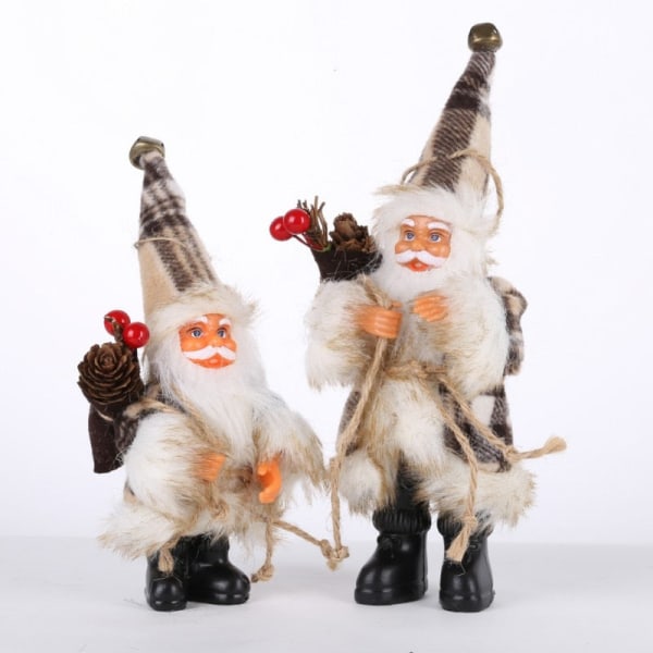 Julgransprydnader Jultomten Doll Leksaksdekoration Utsökt för hem Xmas Gott nytt år Present till jul A S