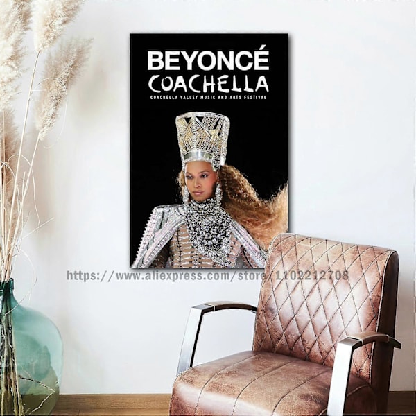 Beyoncé poster dekorativ canvas 24x36 poster rum bar café dekoration present tryck konst väggkonst Stil-4 40x60cm Ingen Ram Style-4 40x60cm No Frame