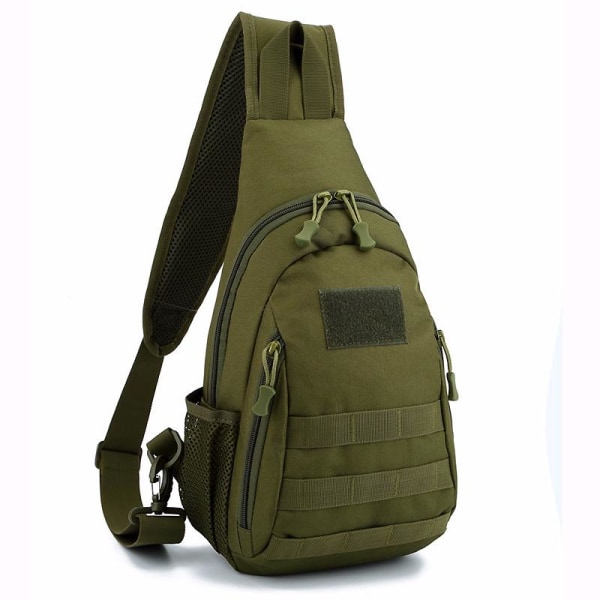 Sportig axelväska för utomhusbruk för män eller pojkar Army Green