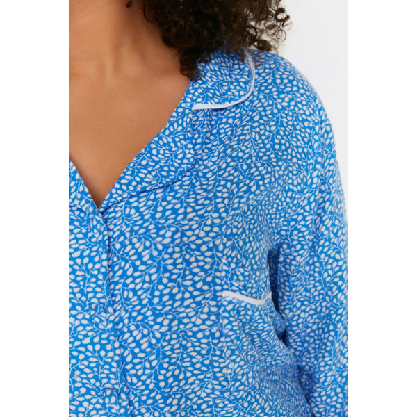 Blå Vävd Pyjamas Set TBBSS22PT0535 Blue 42