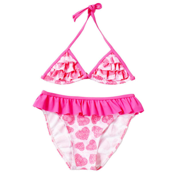 Badedrakt Barne Bikini Jenter Delt Trekant Barn Badedrakt Green 12 Year152CM