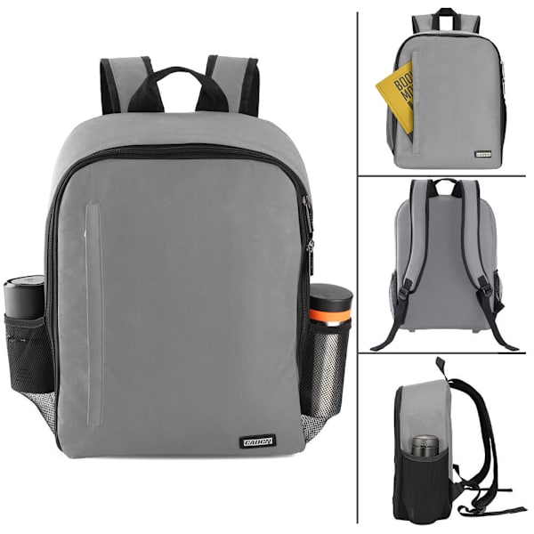 Profesjonell Fotograferingsveske Utendørs Vanntett Støvtett Kameraveske Stor Kapasitet Reise Ryggsekk Small size 26*13*35_Gray