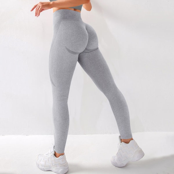 Yogabyxor Kvinnor Push Up Byxa High Waist Legging SL582BK M