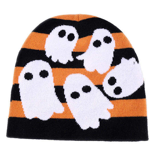 Kreativ Sjovt Udtryk Strikket Hue Pirat Dødningehoved Japansk Harajuku Uldhue Adorkable Pullover Hue Creative cap Average size