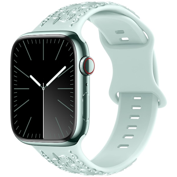 Kellon ranneke Apple Watch iWatch 38/40/41/42mm vaaleanvihreä